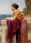 John William Godward The Belvedere oil painting artist